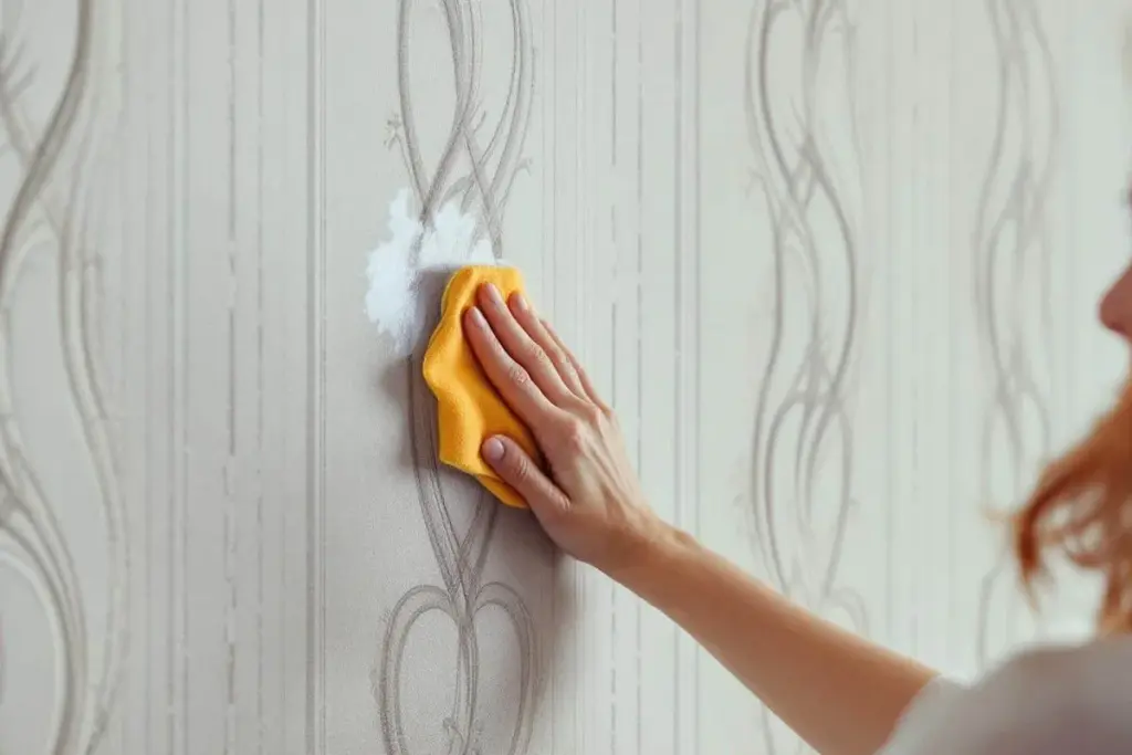 Proč zkušení malíři dávají na mastné skvrny na tapetách bramborový škrob