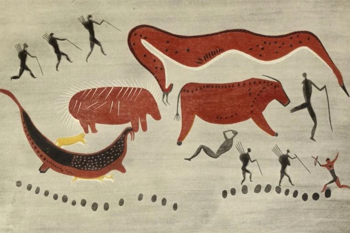 Záhadný obraz v jeskyni: Je 200 milionů let staré zvíře nakresleno v Jižní Africe? - image 2