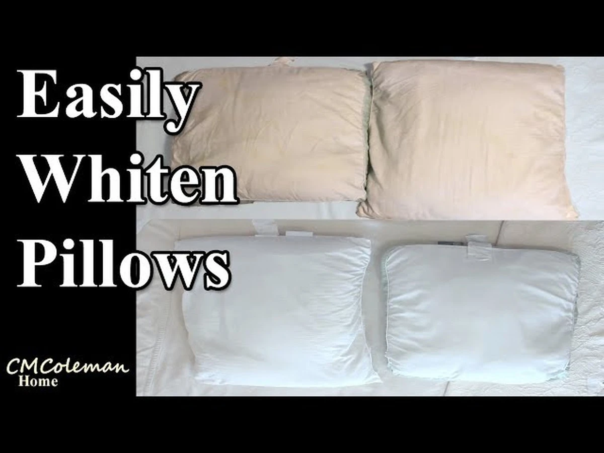 Jedlé soda a peroxid: Jak vybělit zažloutlé polštáře za pár korun - image 1