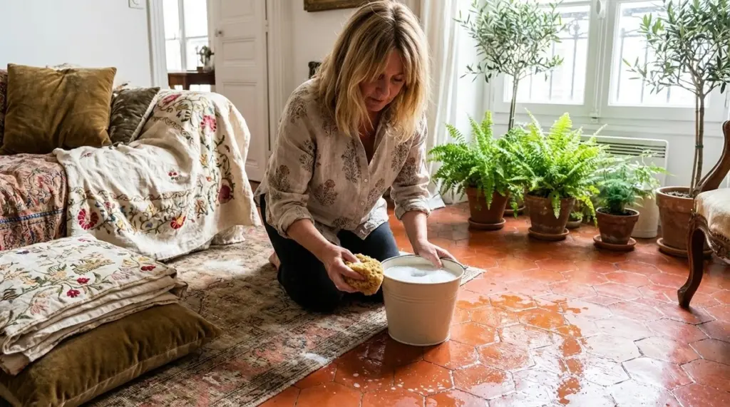 Proč vaši staří terakotové dlaždice ztrácejí barvu a jak je oživit jednou lžící saponátu
