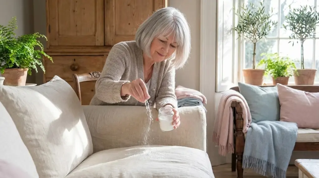 Proč váš látkový gauč páchne a jak ho vyčistit jedlou sodou během pár minut