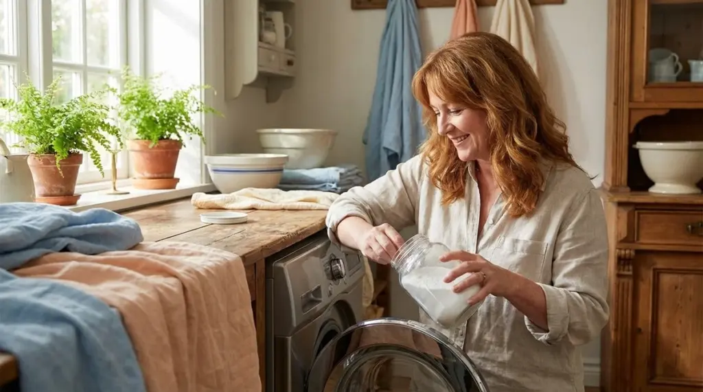 Proč váš pračce pomůže jedlá soda (a vyřeší to za jeden cyklus)