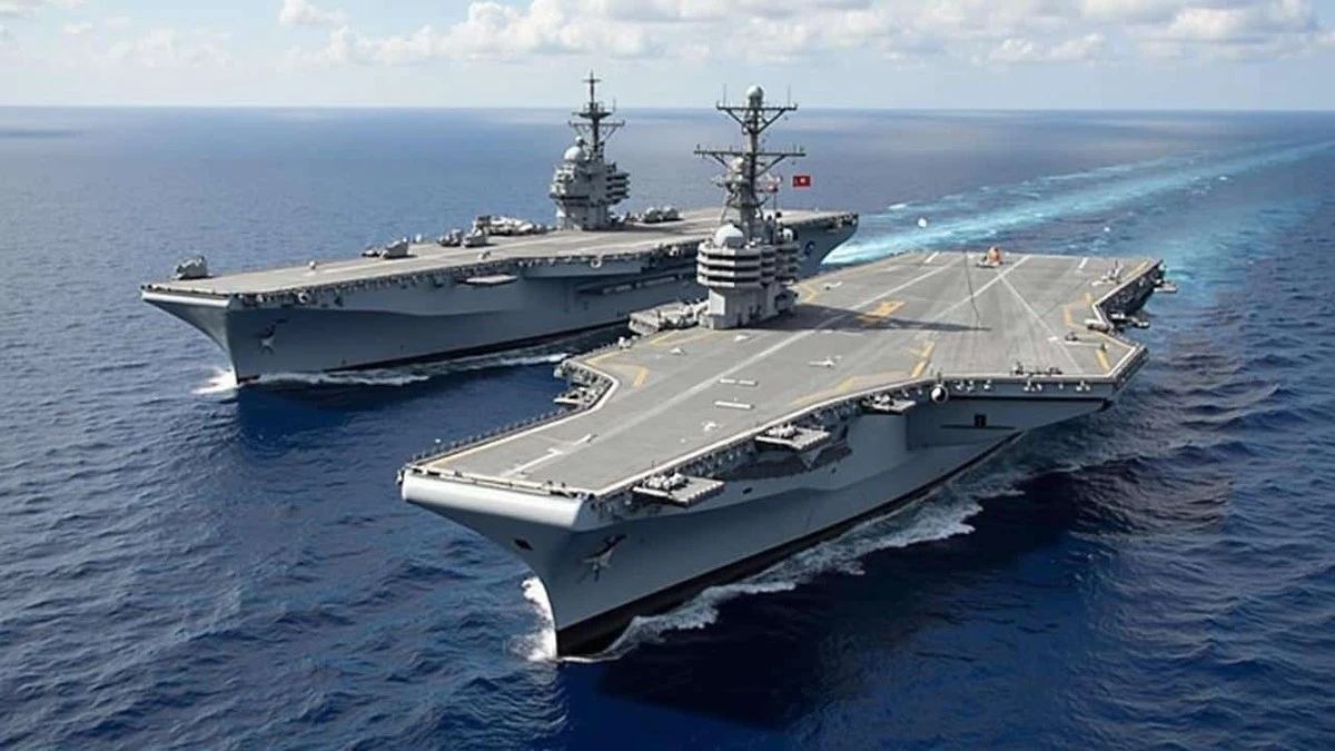 USS Gerald R. Ford: Proč obří letadlová loď zakotvila na Krétě před možným úderem na Írán - image 2