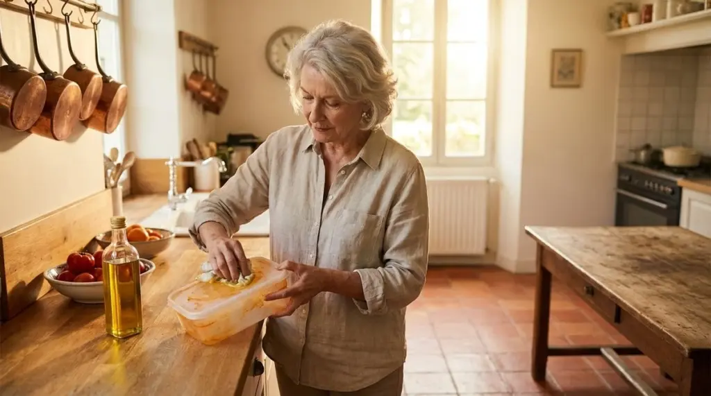 Už žádné oranžové skvrny: Objevte trik na dokonale čisté plastové nádoby bez drhnutí