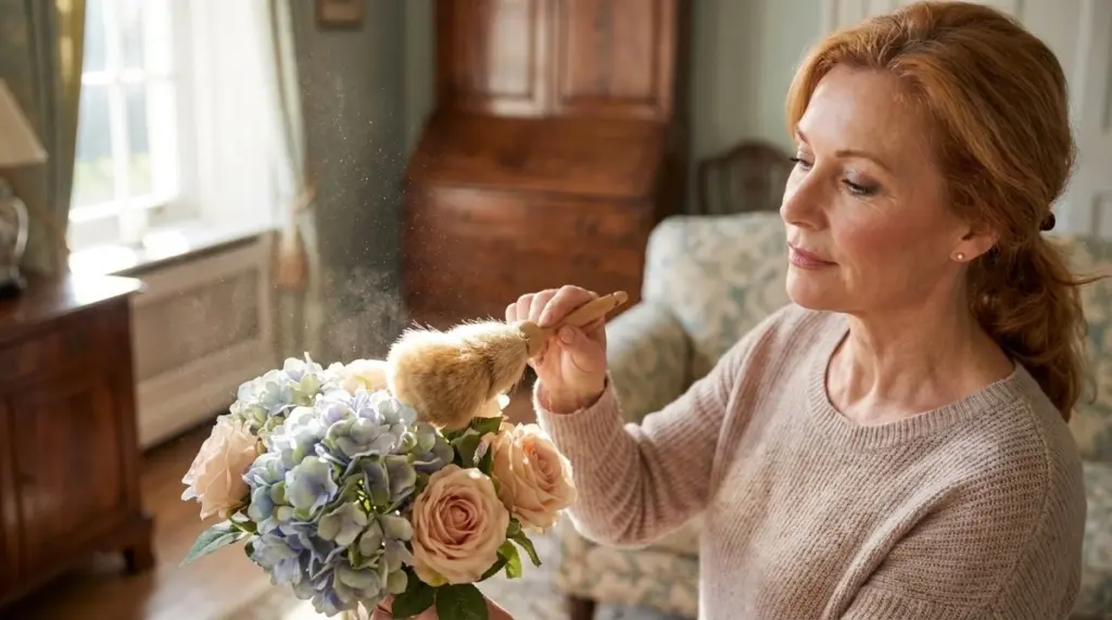 „Moje umělé květiny vypadají měsíce bezvadně“: za tajemstvím stojí jediný týdenní úkon – Tipy pro domácnost